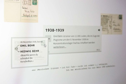 Information on a selected letter from Emil Behr to Hedwig Behr