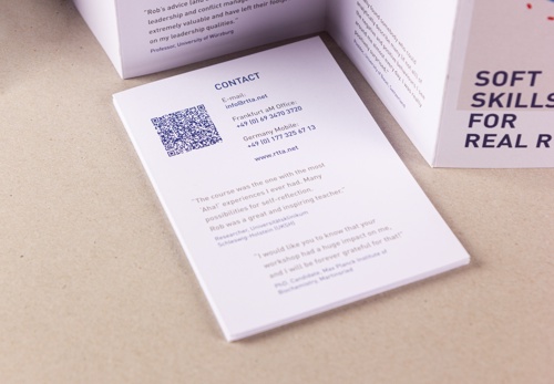 Business card detail